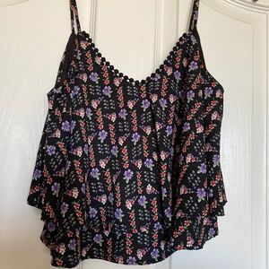 Floral crop top